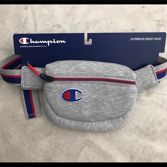 champion fanny pack gray